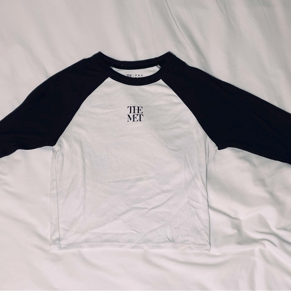The Met x PacSun Black and White Baseball Tee